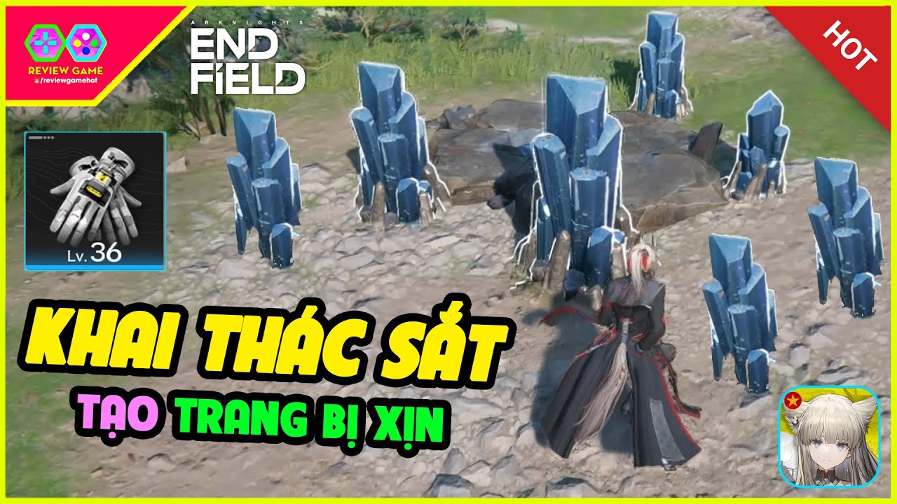 Arknights: Endfield VN - Cách Khai Thác Sắt Tự Động AE Newbie Cần Biết Để Tạo Trang Bị Level Cao
