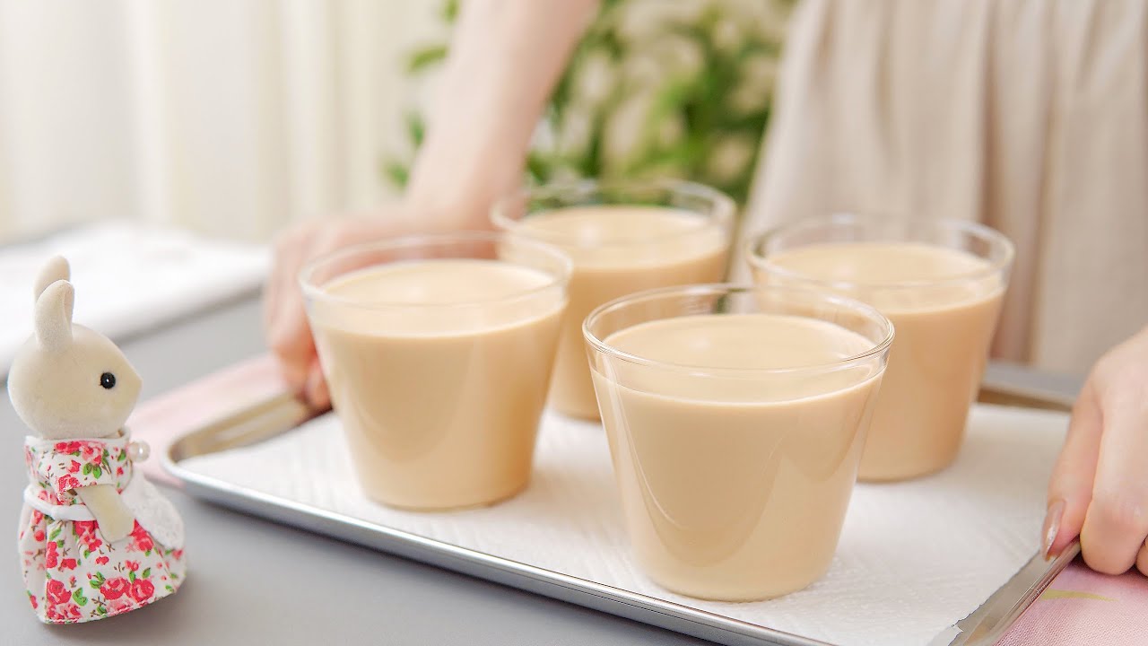 Earl Grey Pudding ✿ Black Tea Pudding Recipe