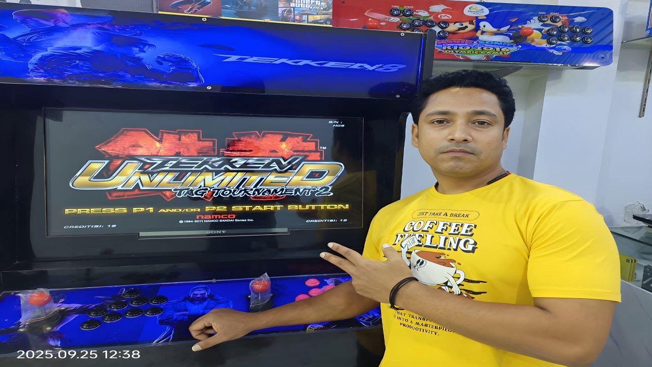 🔥Arcade Game Machine Tekken Tag Tournament 2 Game Review and Game Play