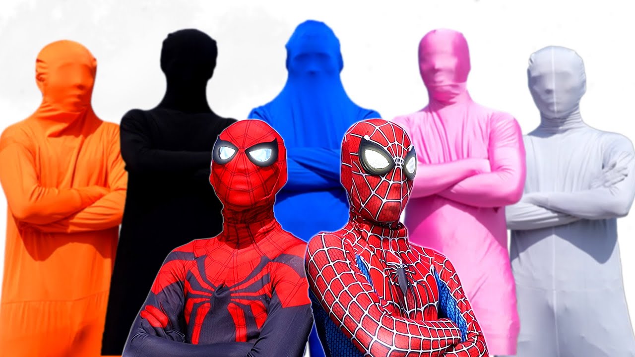 SUPERHERO's Story || PRO SPIDER-MAN vs MYSTERY COLOR TEAM ( Dark Movie 16+ ) by FLife TV