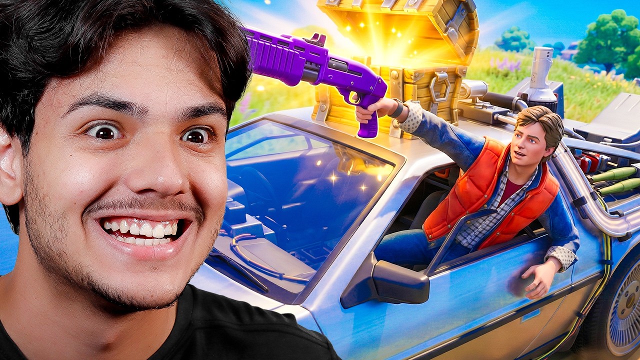 Só Posso Usar Itens do DELOREAN no Fortnite!