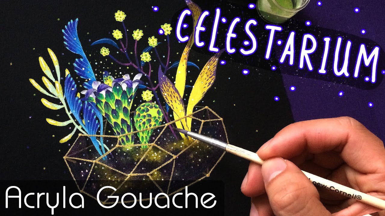 Celestarium // Acryla Gouache Painting // Bao Pham