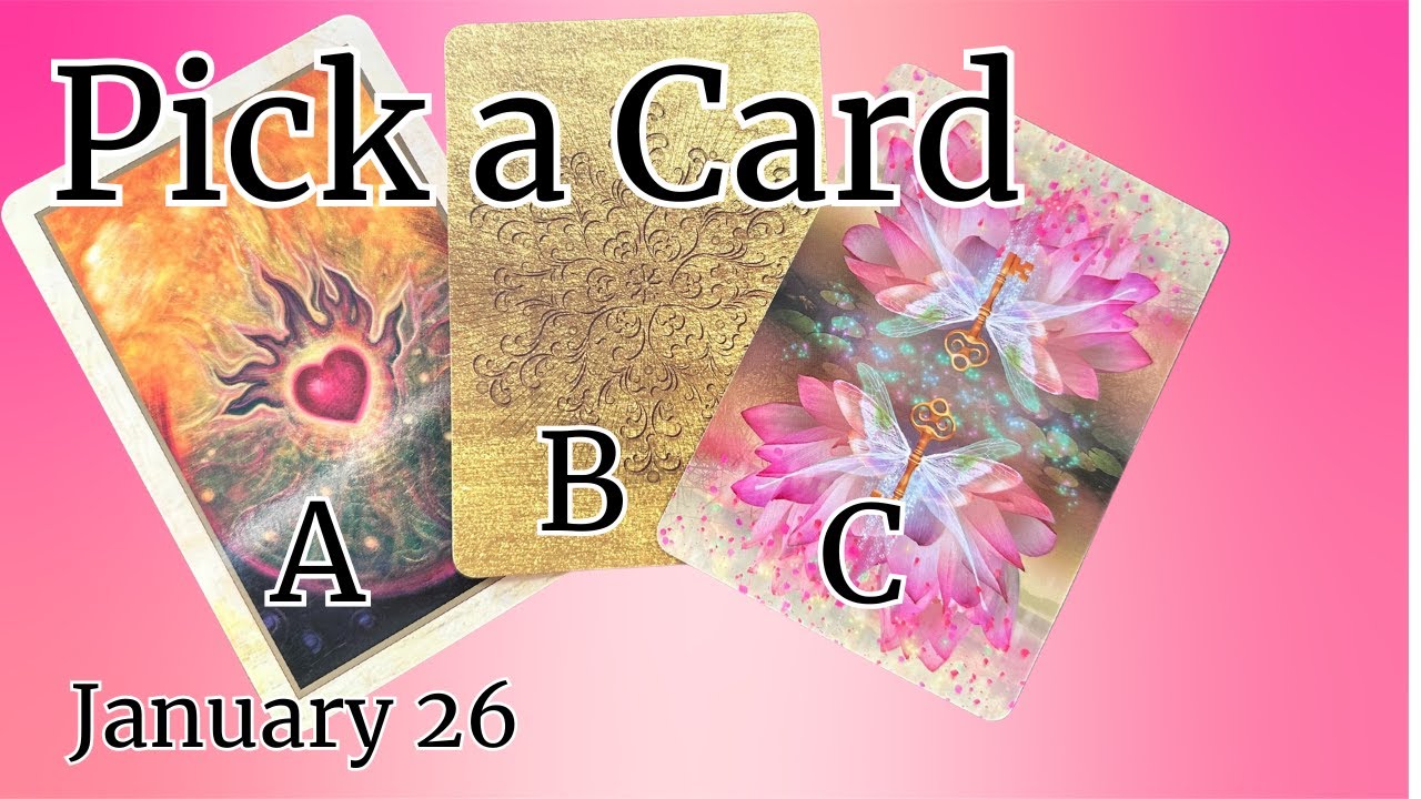 Which Card Chose YOU? Pick A Card Reading Jan 26