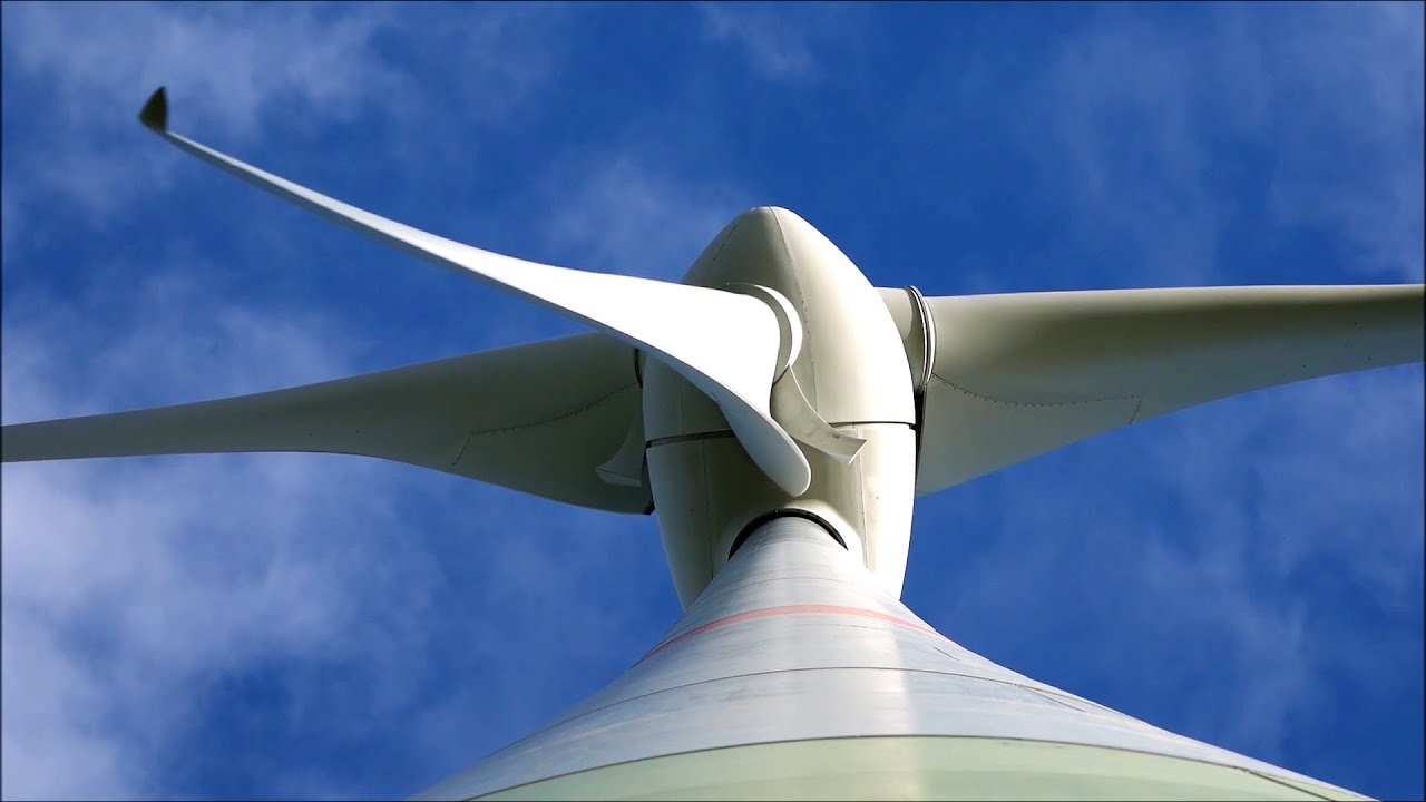 Windpark Feldheim bei Sturm, BWU 1000, Enercon E-66, E-70, E-82, E-115, E-141 Windkraftanlagen