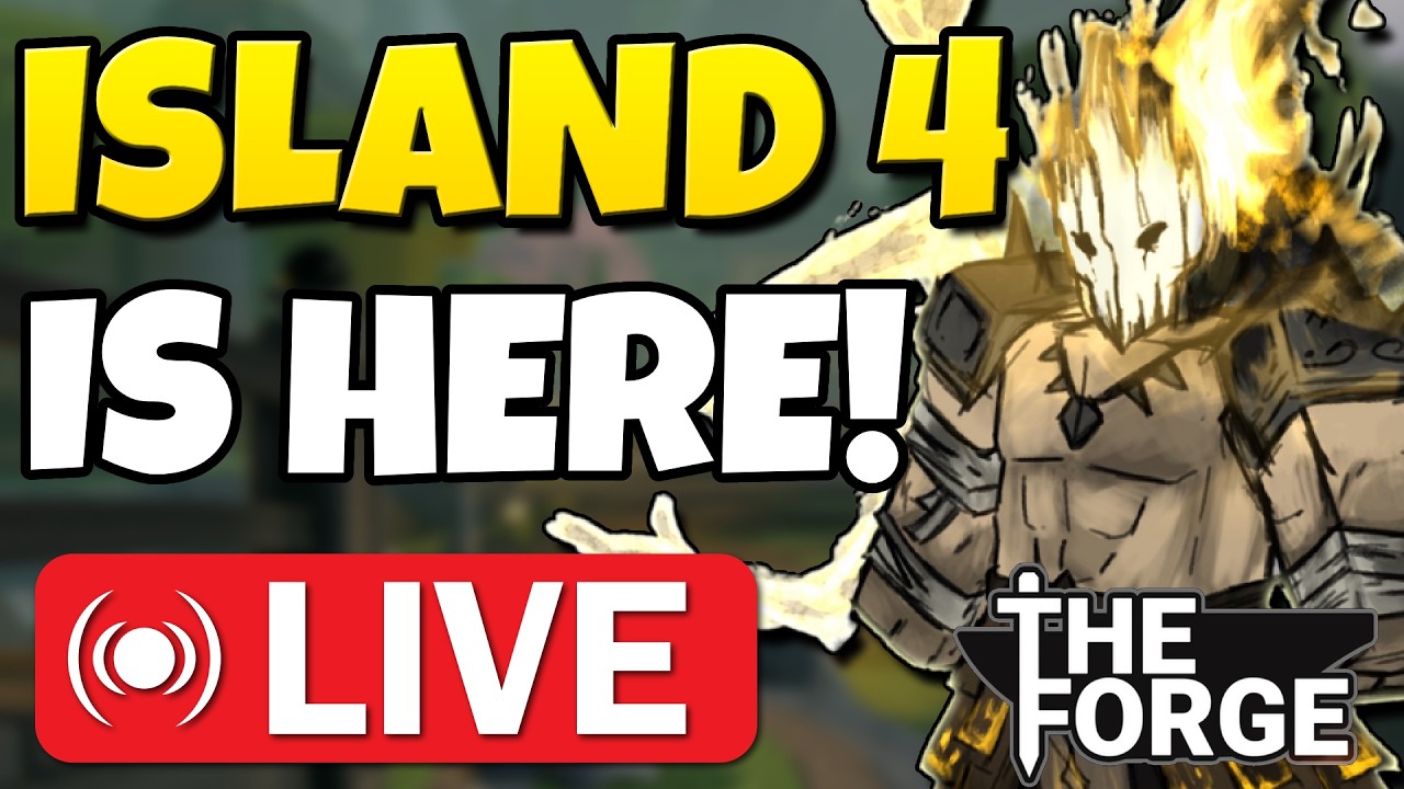 ISLAND 4 IS HERE! Roblox The Forge Update LIVE (Playing With Viewers!)