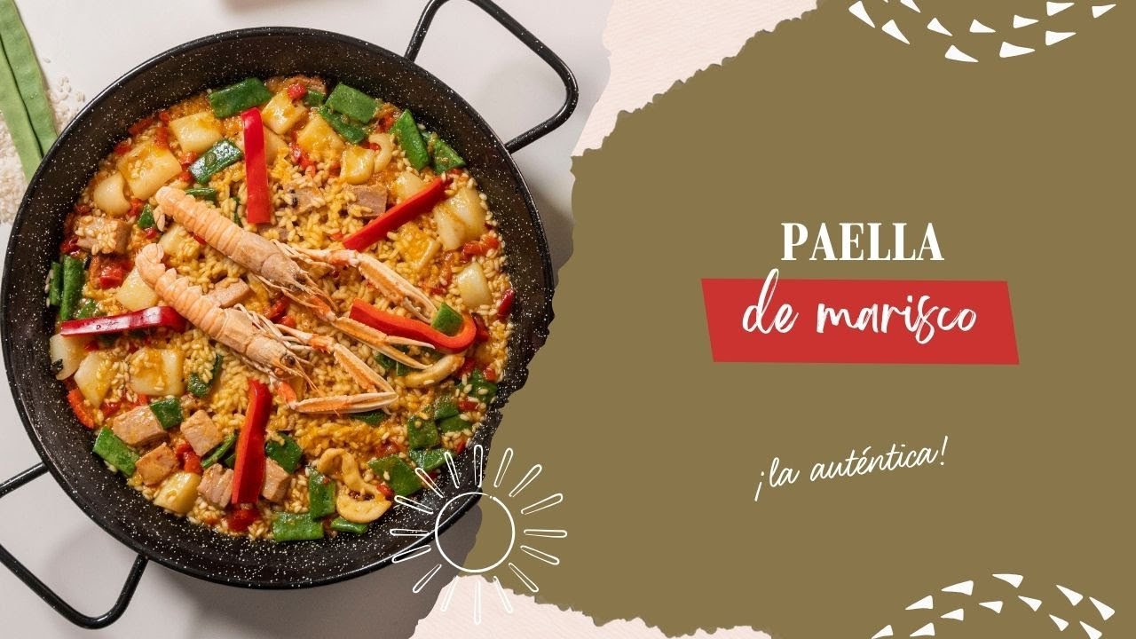 🥘 Paella de Marisco &iexcl;La Aut&eacute;ntica Receta F&aacute;cil y Deliciosa!