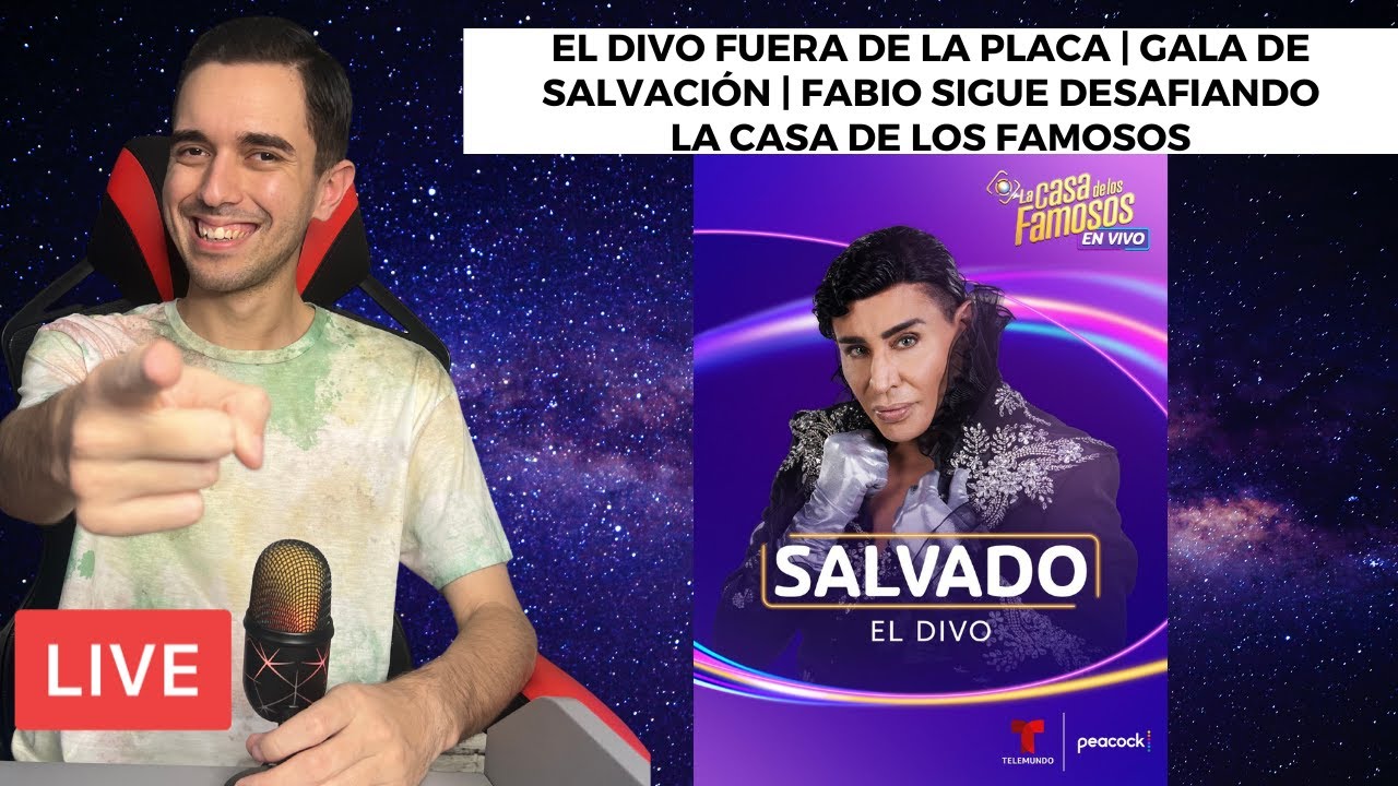 EL DIVO FUERA DE LA PLACA | GALA DE SALVACIÓN | FABIO SIGUE DESAFIANDOLA CASA DE LOS FAMOSOS