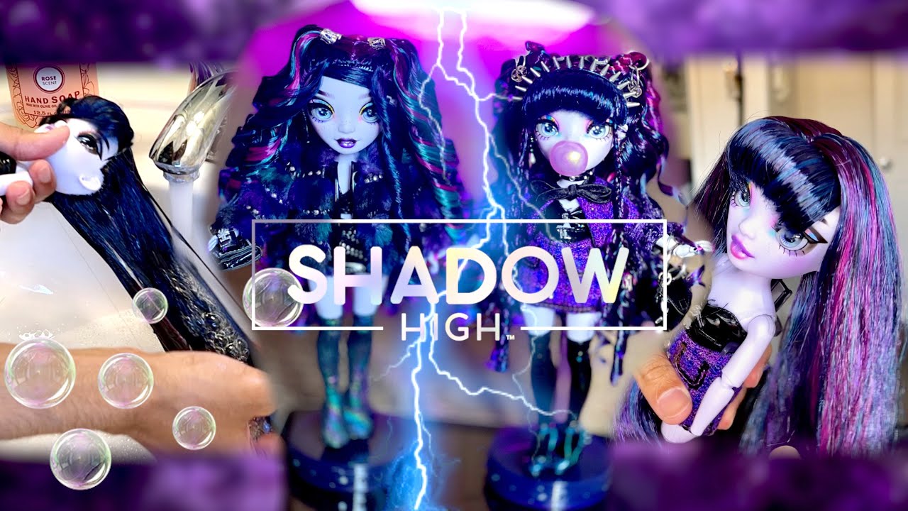 Shadow High | 🖤Наоми и Вероника Шторм⚡️ Распаковка + мытьё головы + новая укладка! @RainbowHigh