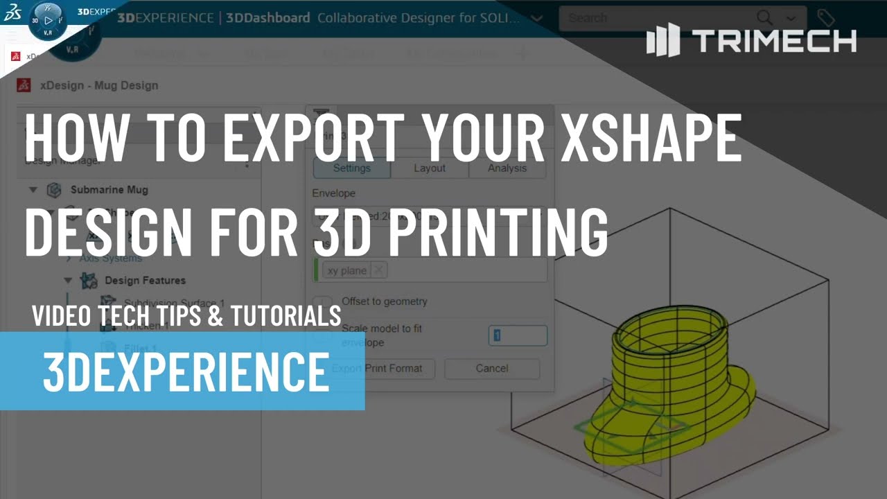 How to Export Your xShape Design for 3D Printing