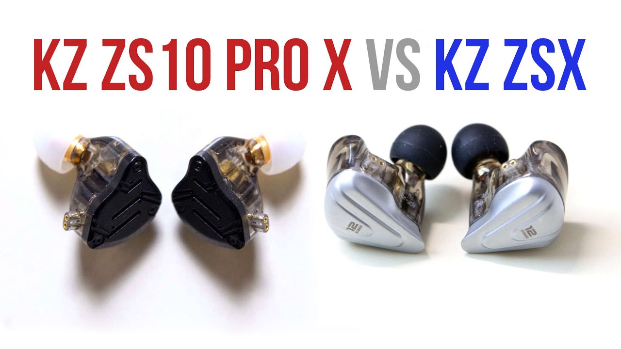 Comparativa Sonido KZ ZS10 Pro X vs KZ ZSX