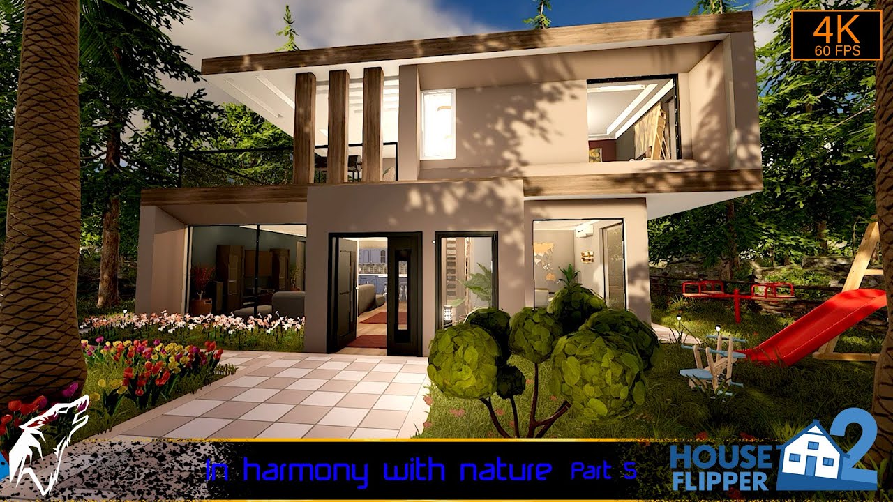 House Flipper 2 Gameplay No Commentary In harmony with nature Part 5 [Full Game]  [ 4K ]