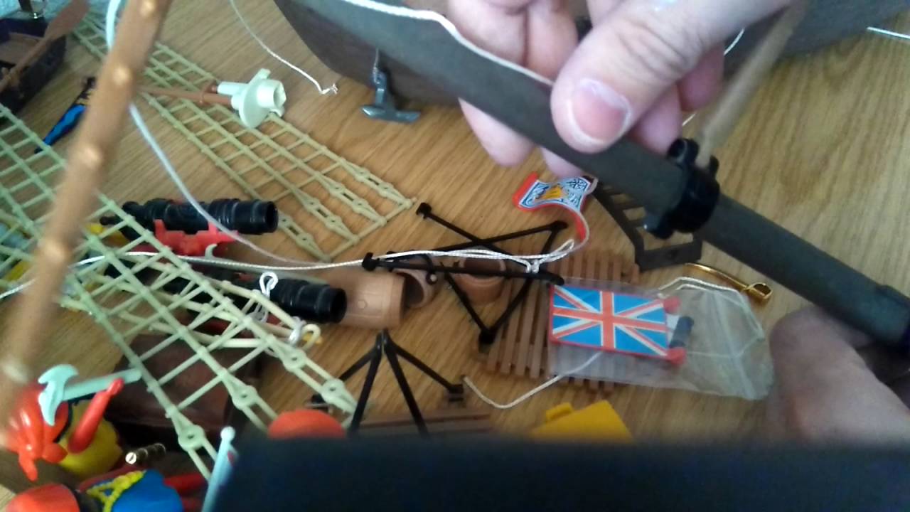 FAMOBIL. Montaje del Barco Pirata Ref.3550 (1a Parte). Playmobil