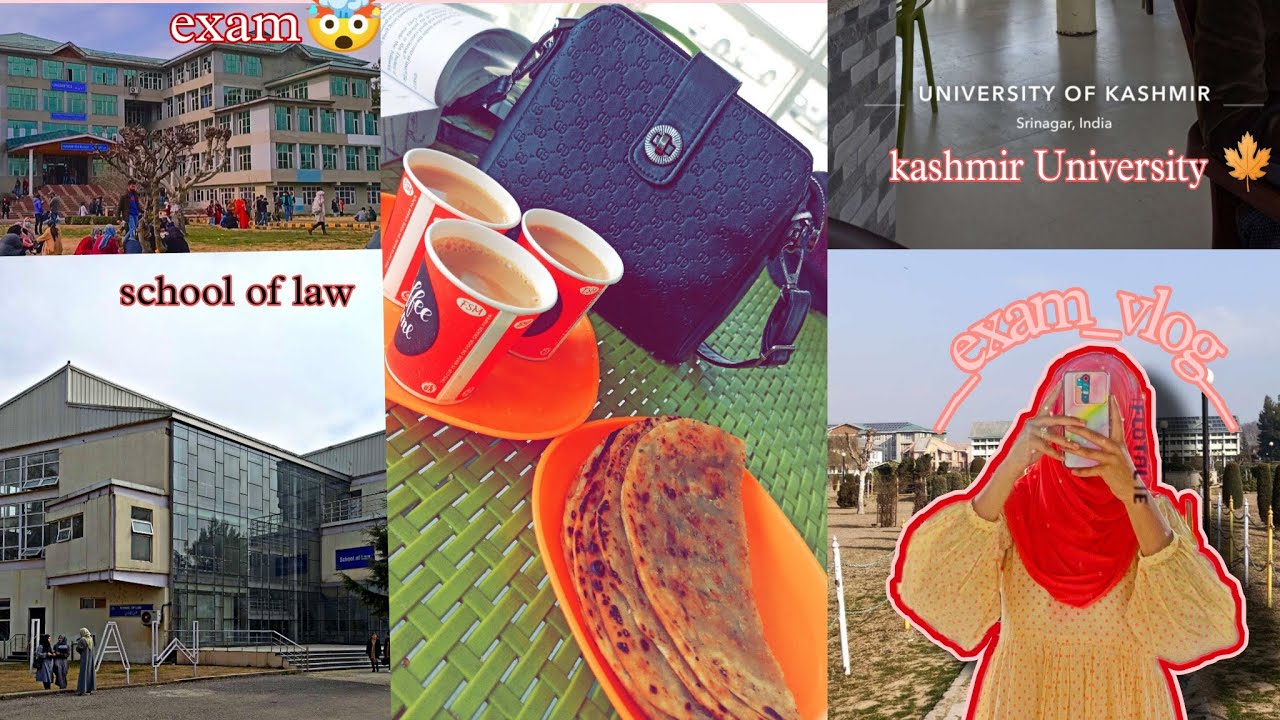 Exam vlog🤯 | Kashmir University | •Vlog:03🌸 | BALLB🍂 | kashmir 🍁