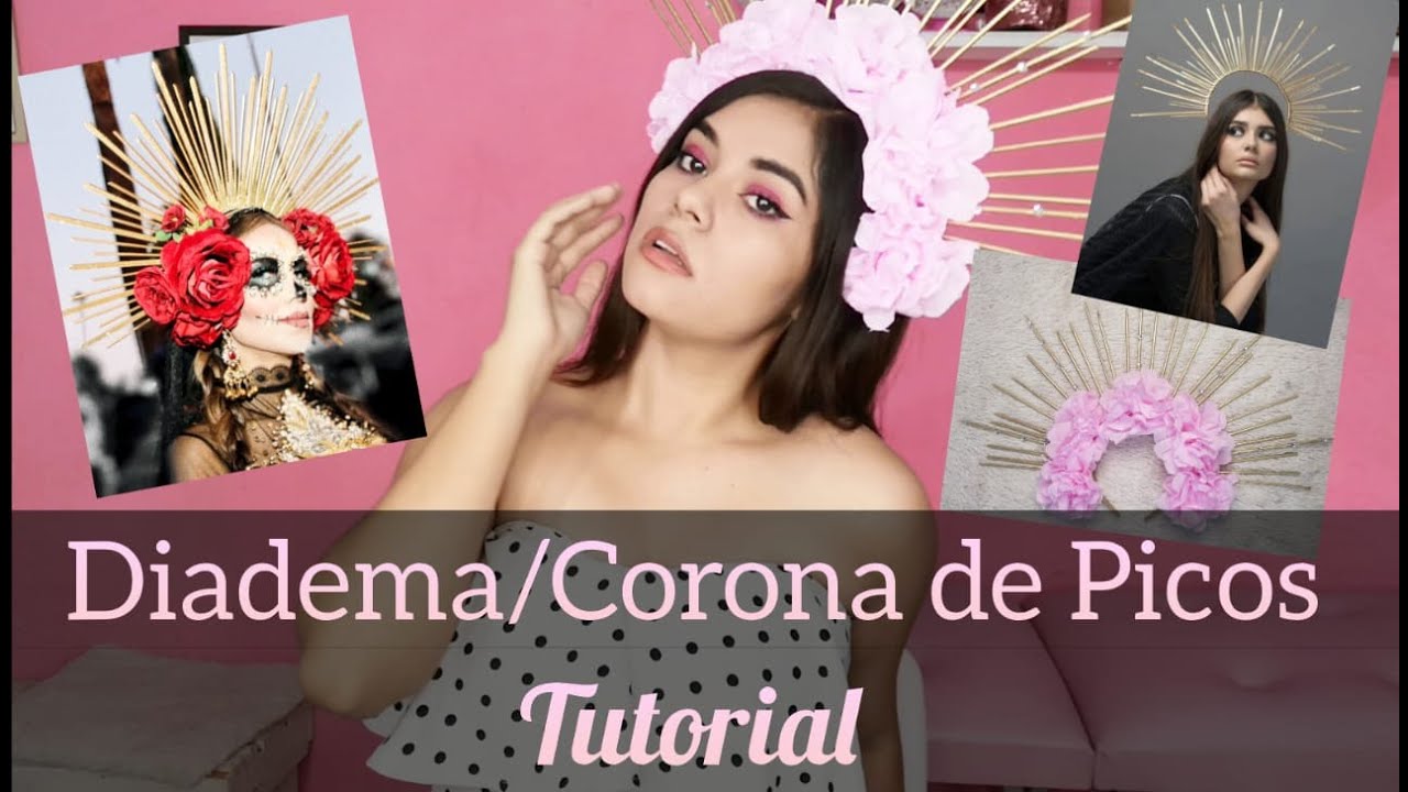 TUTORIAL Diadema/Corona de Picos (Catrina)