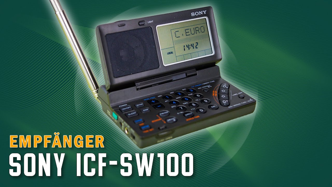 Sony ICF-SW100 📻 Spitzen Reiseradio aus den 90ern