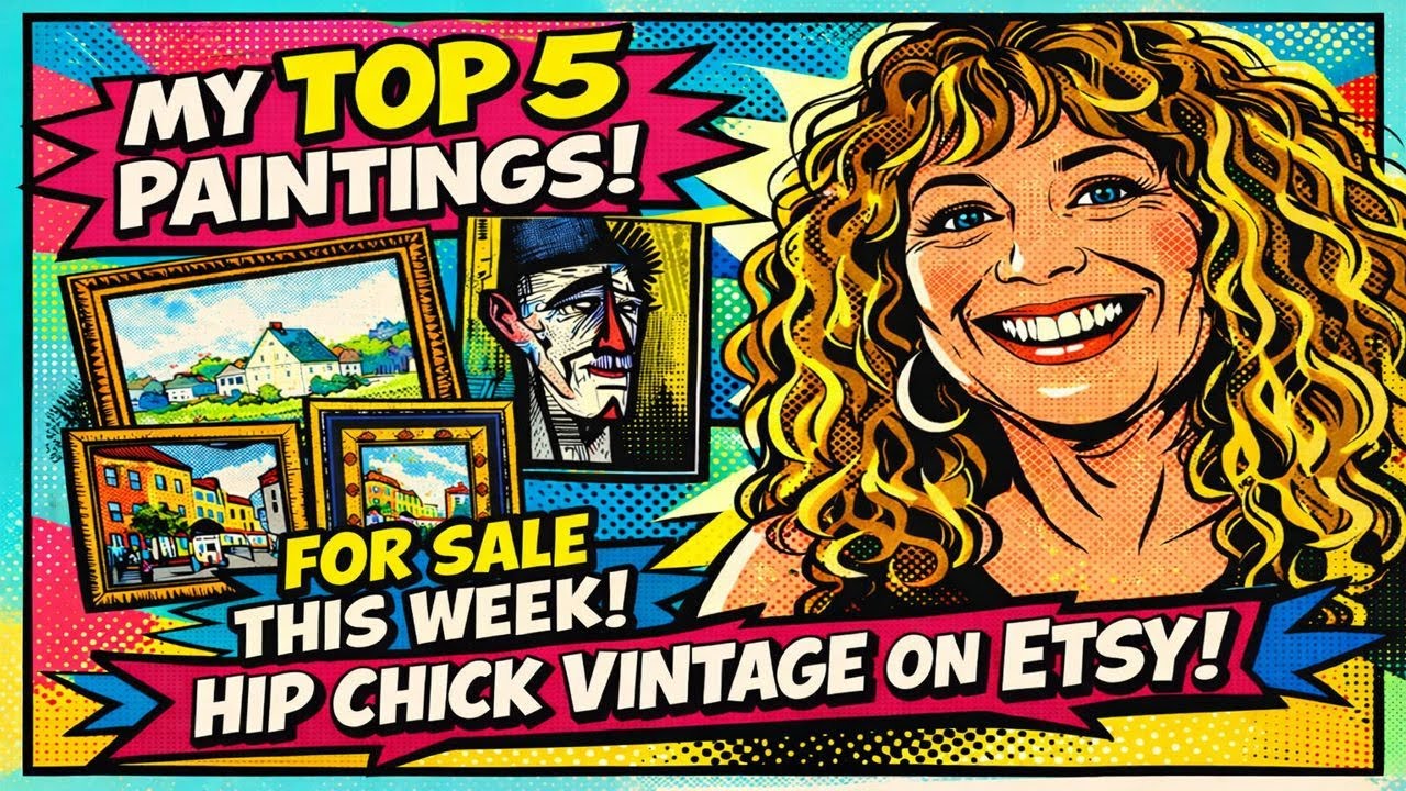 Top 5 Paintings Vintage Artwork Hip Chick Vintage