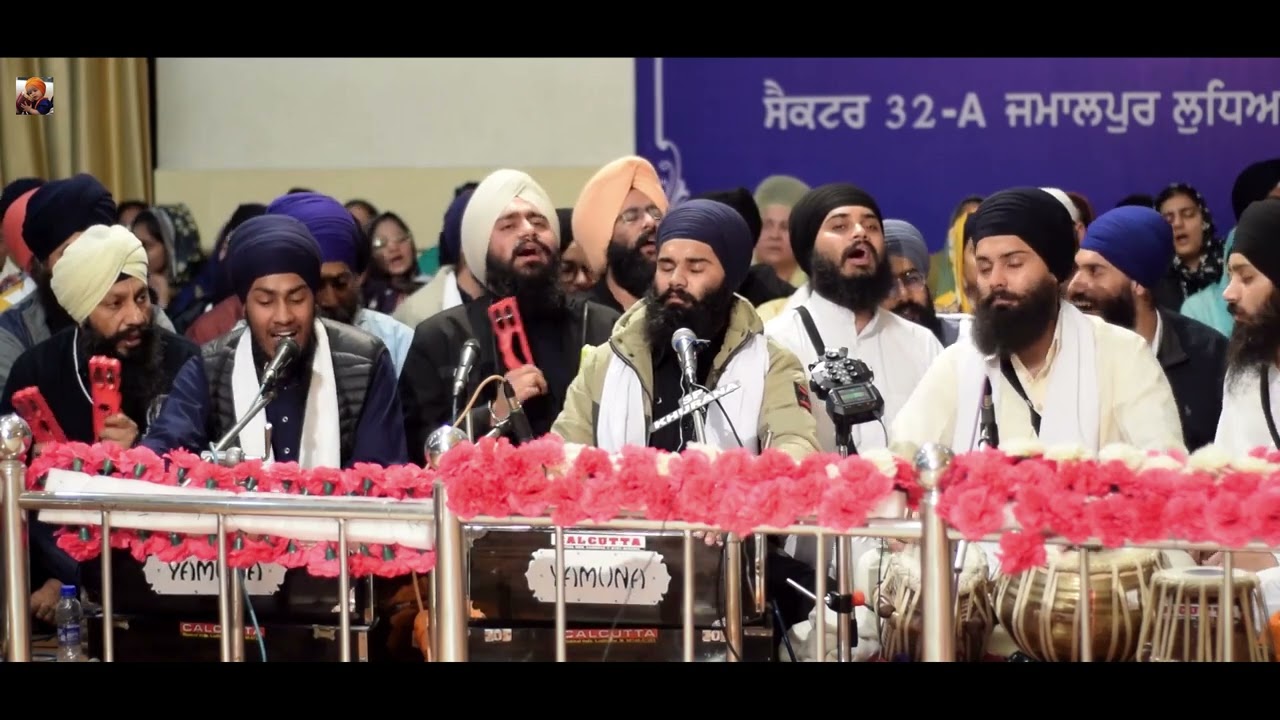 AKJ Ludhiana Jamalpur Samagam Rainsabai Feb 2022 Bhai Manpreet Singh Jee Moga