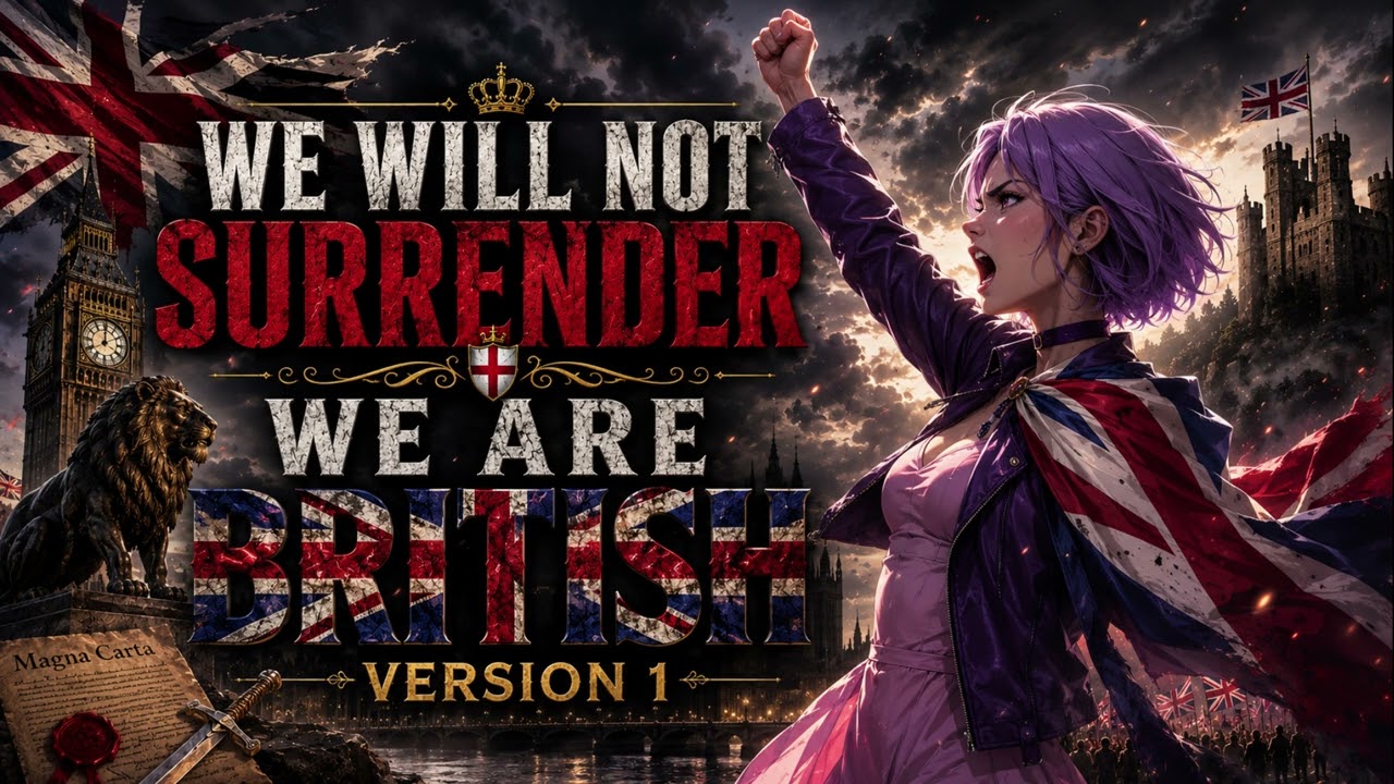 We Will Not Surrender, We Are British 🇬🇧 | Emotional Gothic Pop Anthem | Version 1