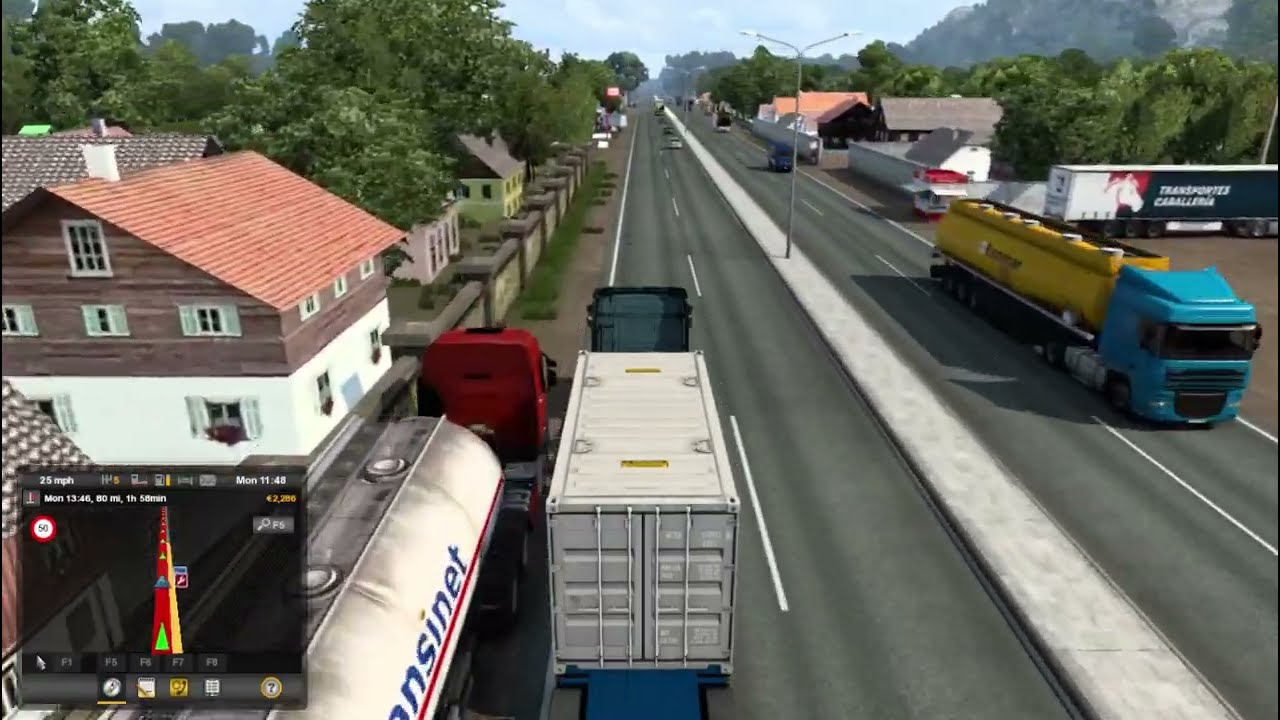 Trcuk trailer ExpedisiEuro Truck Simulator