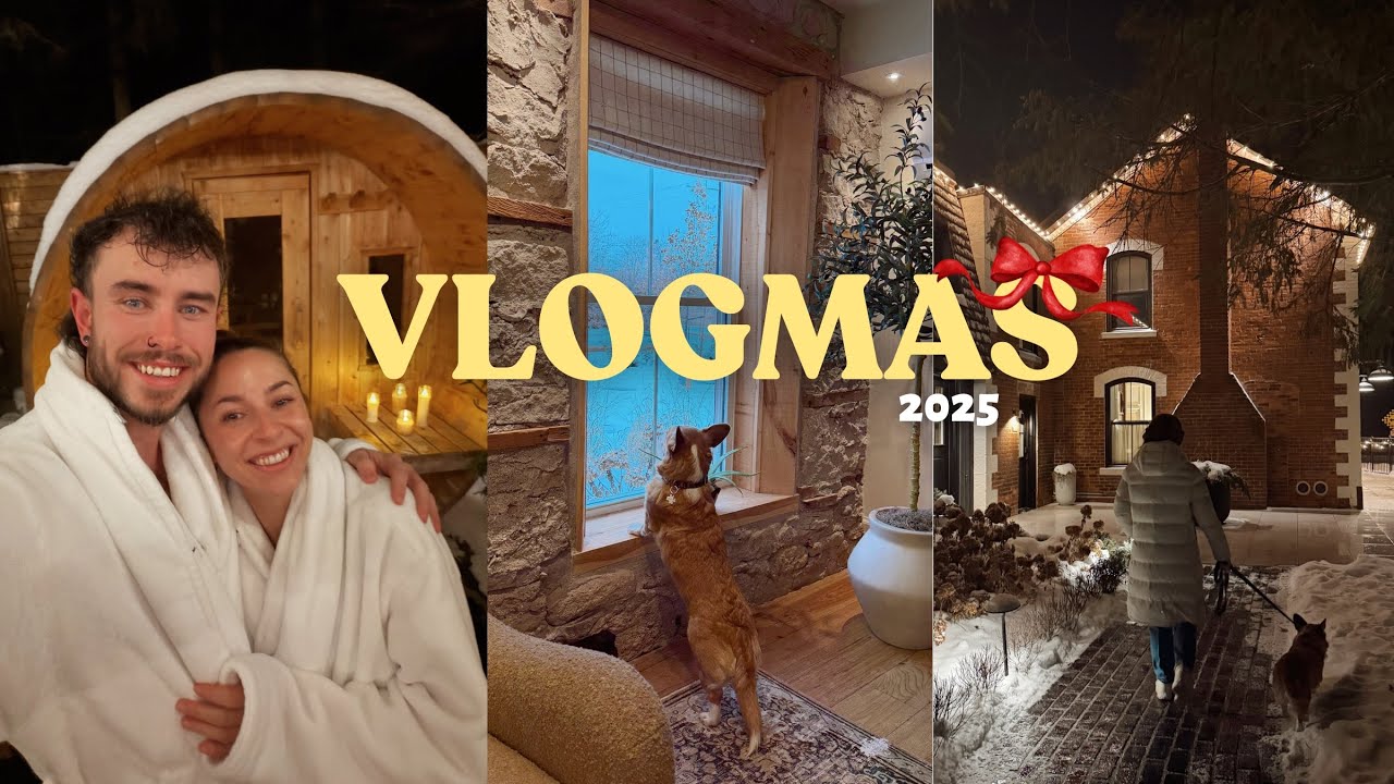 VLOGMAS 2025 🎄 Romantic Winter Escape & Cold Plunge Chaos 😆✨ | DAY 9