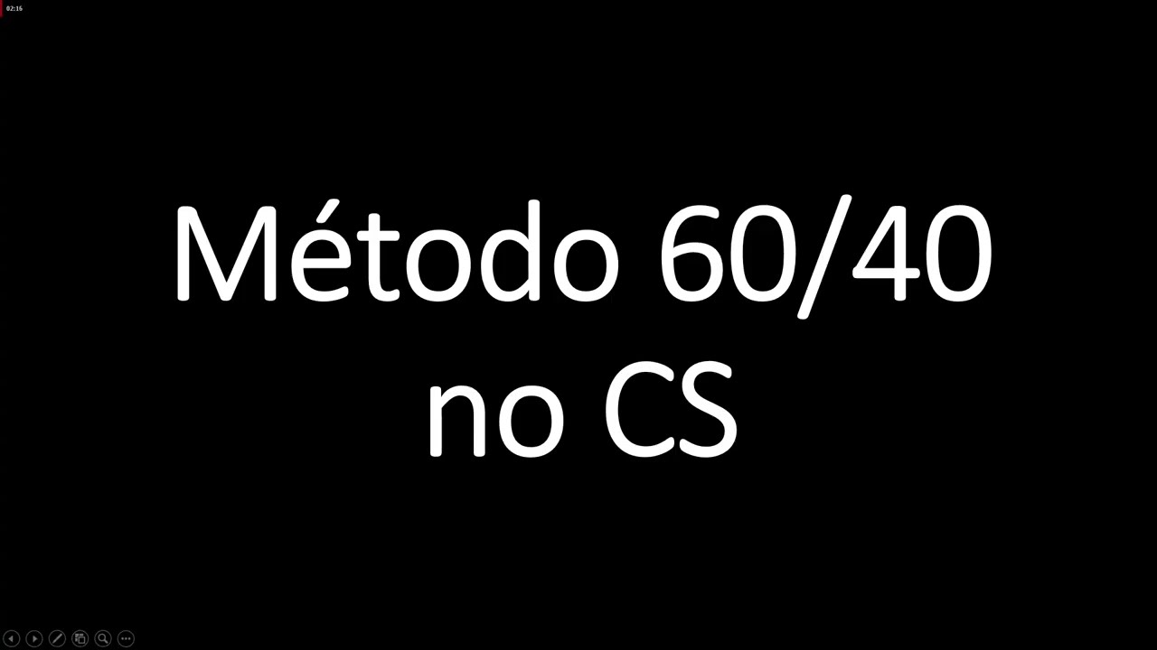 Over 2,5 diferentão - Método 60/40 no CS em jogos parelhos