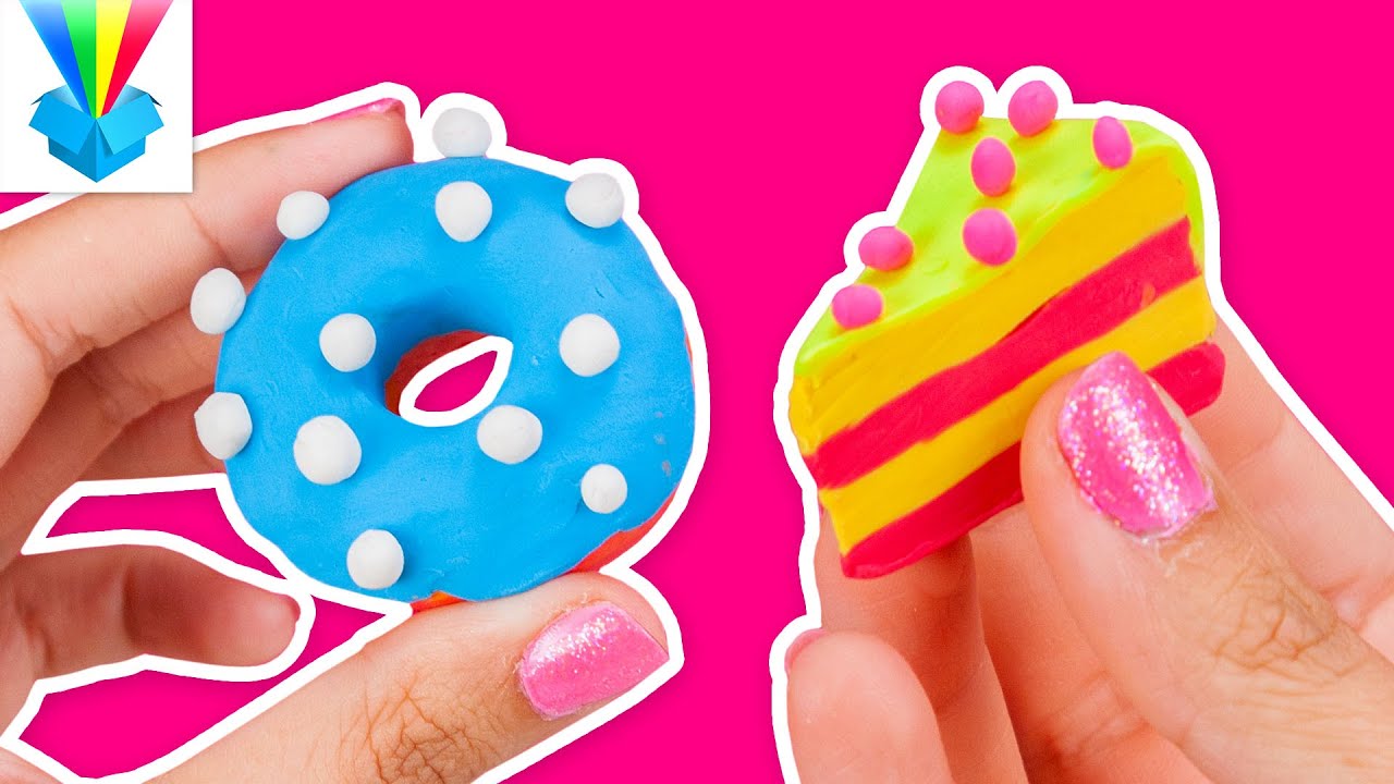 Kicsomi - 🦄 Kiki 🦄: 🎁 DIY gyurma édességek 🍩😜🙌