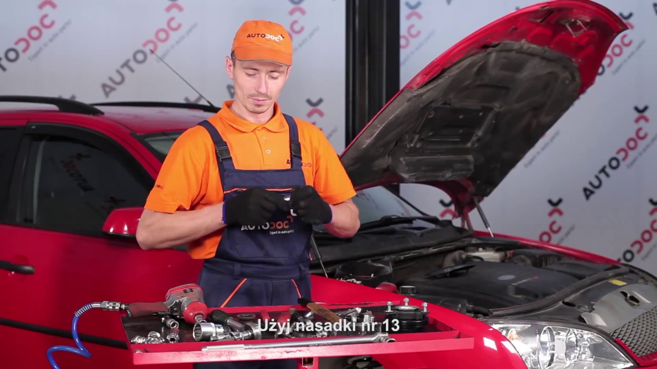 Jak wymienić zestaw naprawczy mocowania amortyzatora w FORD MONDEO 3 TUTORIAL | AUTODOC