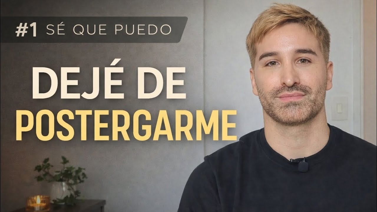 DEJÉ DE POSTERGARME.                   SÉ QUE PUEDO. Un espacio para volver a vos mismo 🌱