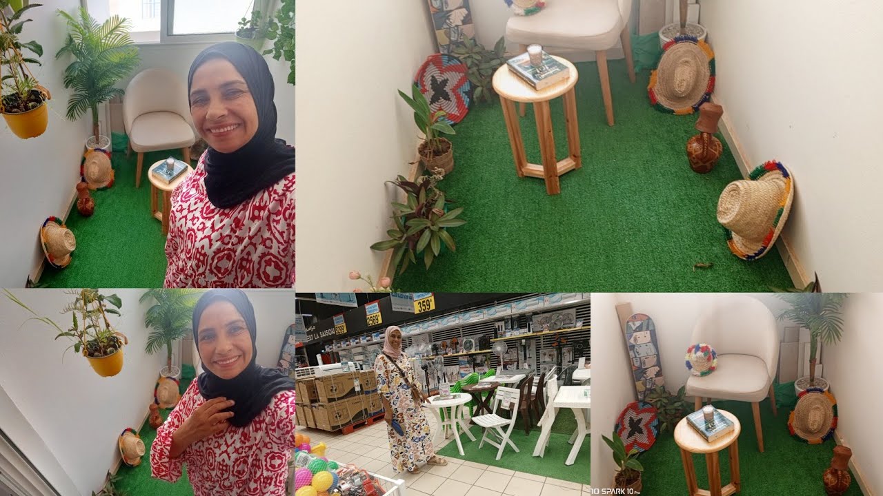 عجبني هاتشي اللي درتوا فالبالكو ديالي🌹 رجعتو بحلة جديدة 🥰وأخيرا قاديت البلاصة اللي كنت كنحلم بيها