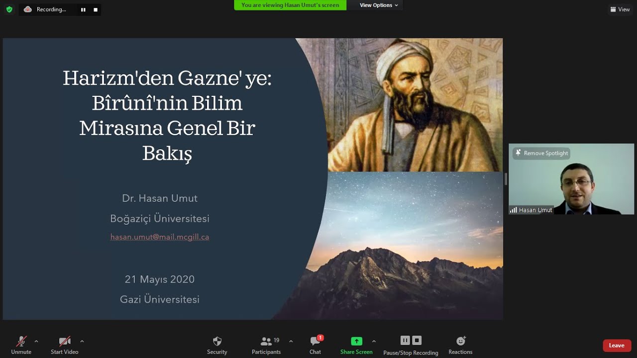 4-) Bîrûnî, Dr. Hasan Umut