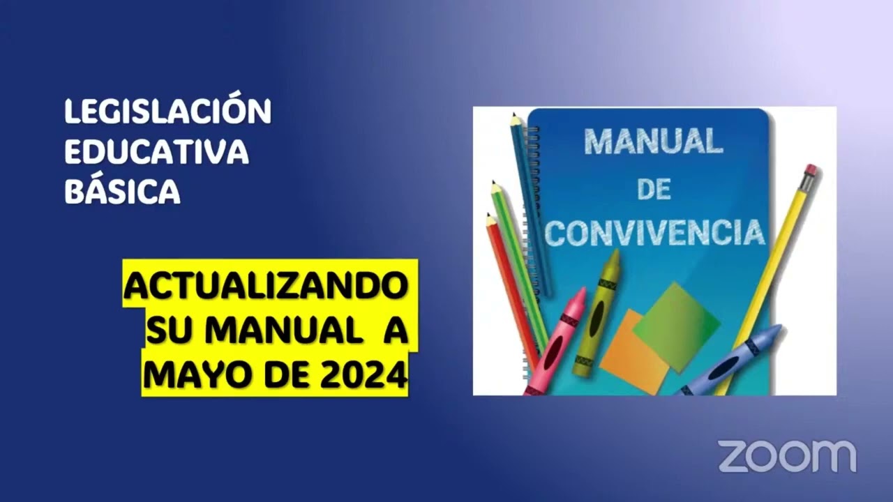 EDUCATE PARA EDUCAR TE ASESORA EN LA ACTUALIZACI&Oacute;N DE SU MANUAL DE CONVIVENCIA ESCOLAR .