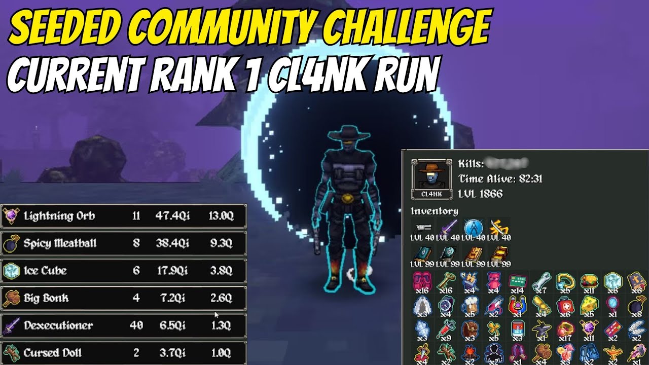 Rank 1 Cl4nk Submission 🏆 GameBoltPlays Seeded Community Challenge (Megabonk Modded)