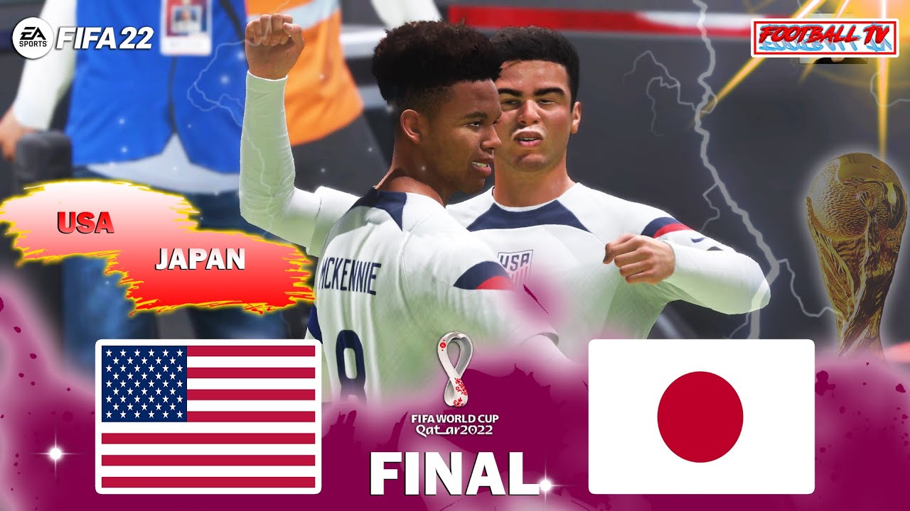 ФИФА 22 / США - ЯПОНИЯ / Финал Чемпионата Мира 2022 / Геймплей ПК