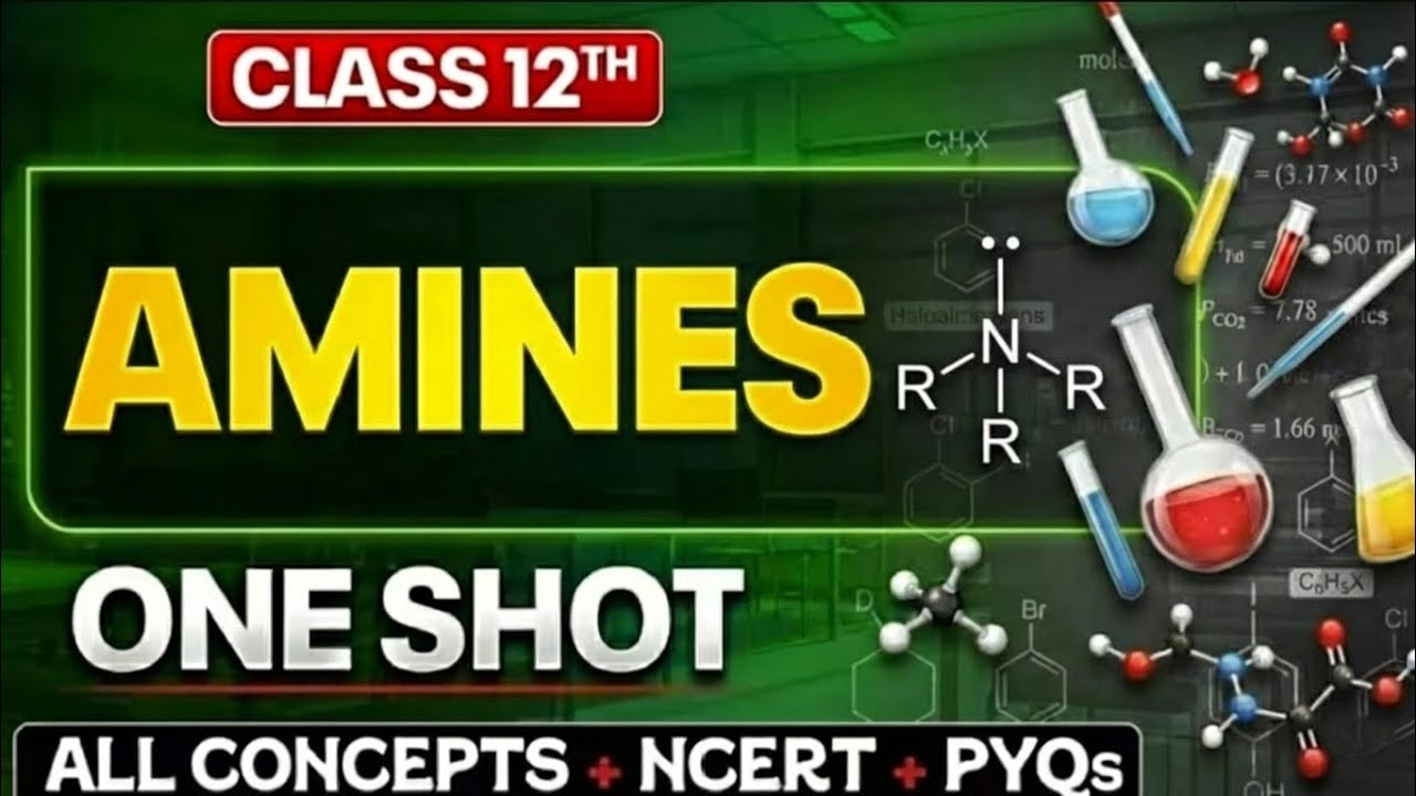 Amines | Class 12 | Chemistry | One Shot | Best Explanation | Conversions with Tricks