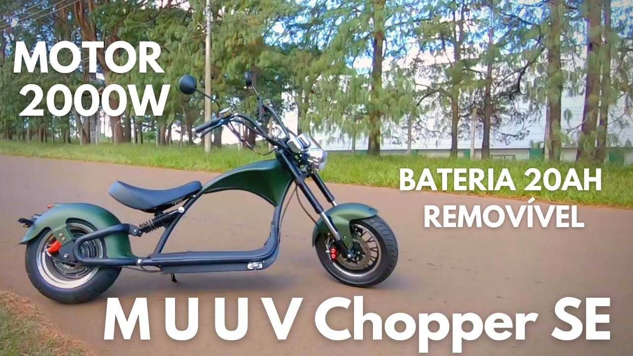 MUUV Chopper SE - 100% Elétrica!