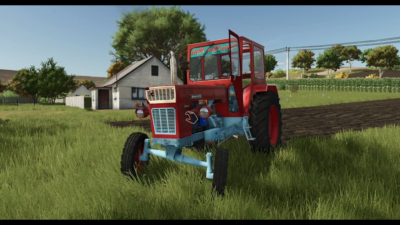 Am mers la arat cu tractorul Utb650 ,pregatim terenul lui Nea Ionel Fs25 Dumesti