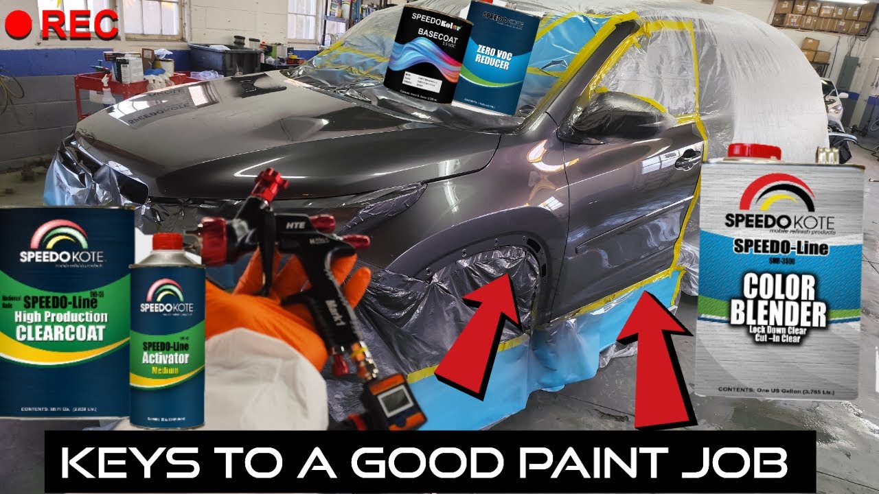 Key pointers to painting your car at home using fast dry clear coat : speedokote