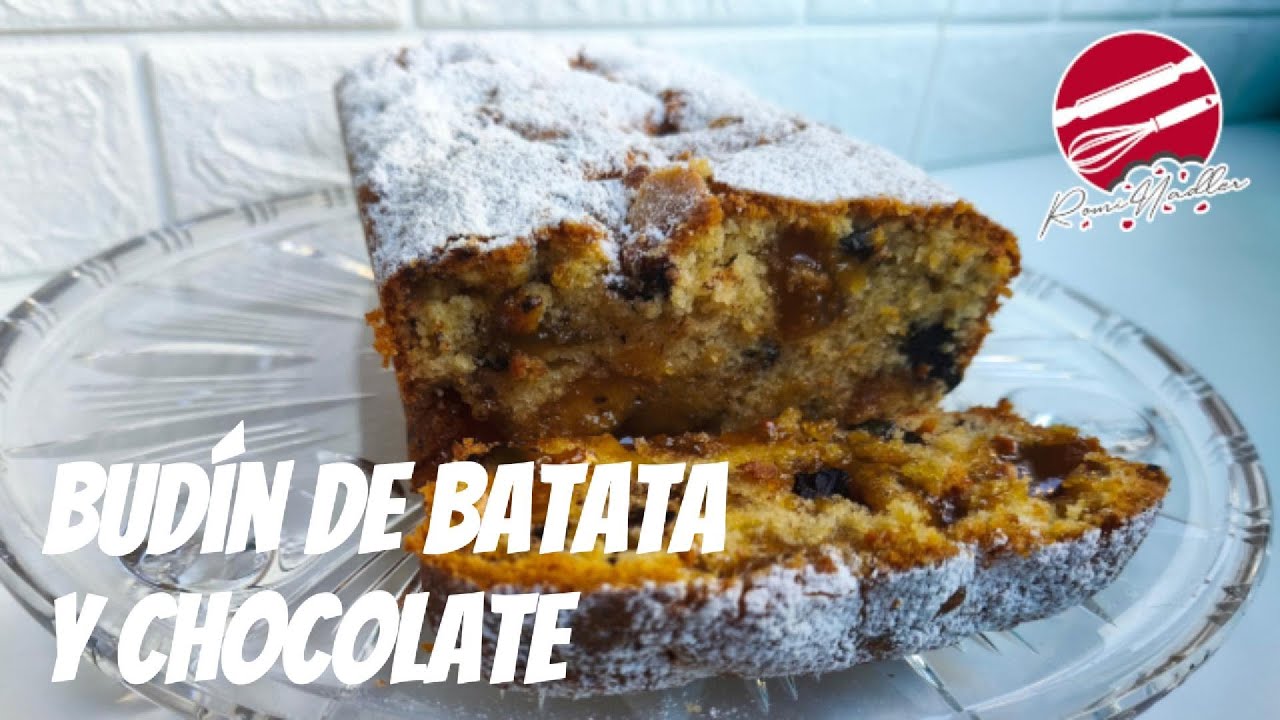 🧉🍫 BUDIN DE BATATA Y CHOCOLATE | IDEAL PARA EL MATE