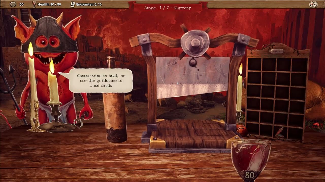 How fusing cards works in The Devil's Due.