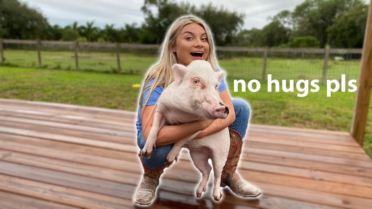 HUGGING ALL MY PETS FOR TOO LONG!