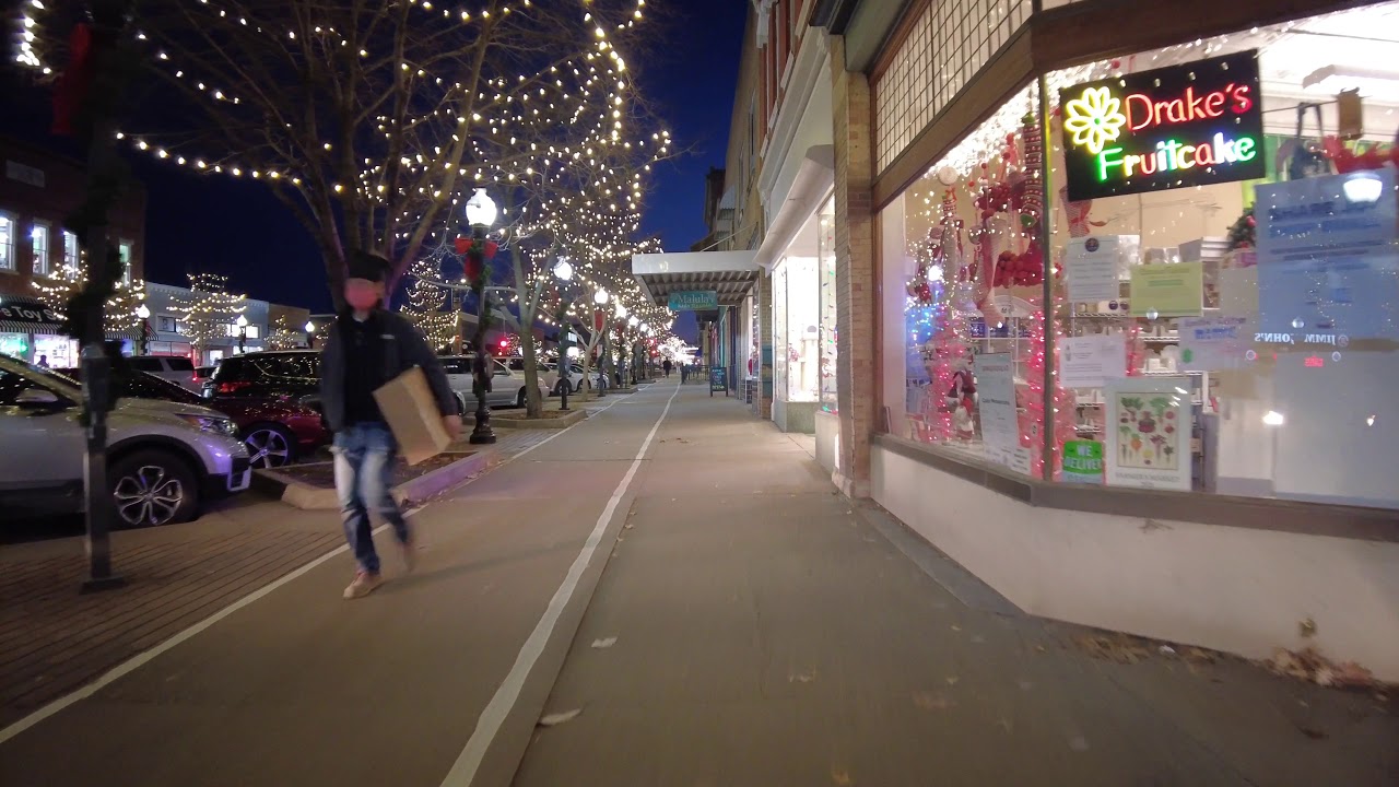 4K Walking Tour Downtown Lawrence Kansas