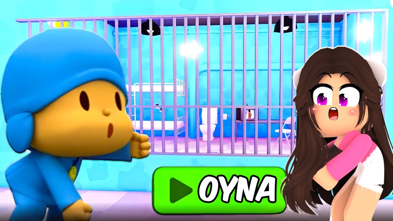Roblox'ta POCOYO Hapishanesinden Kaçtım !