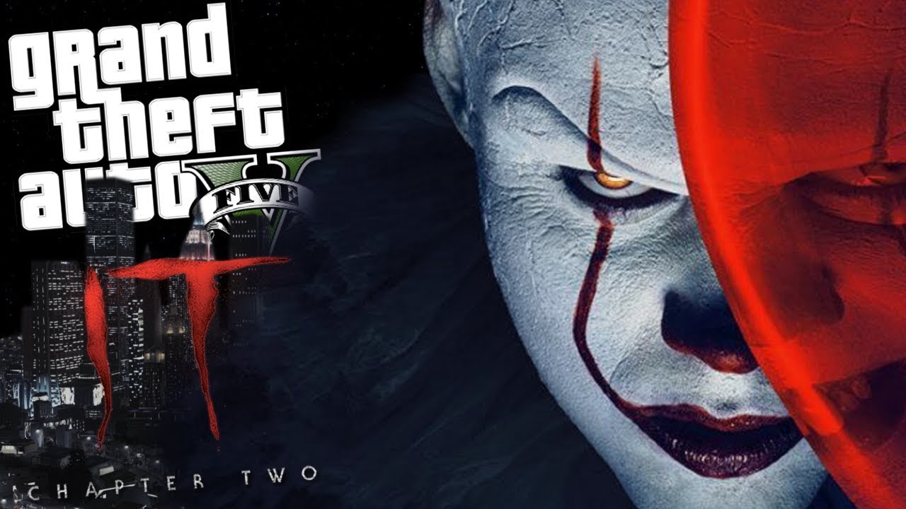 НОВОЕ ОНО: Глава 2 МОД ФИЛЬМА (Геймплей модов GTA 5 для ПК)