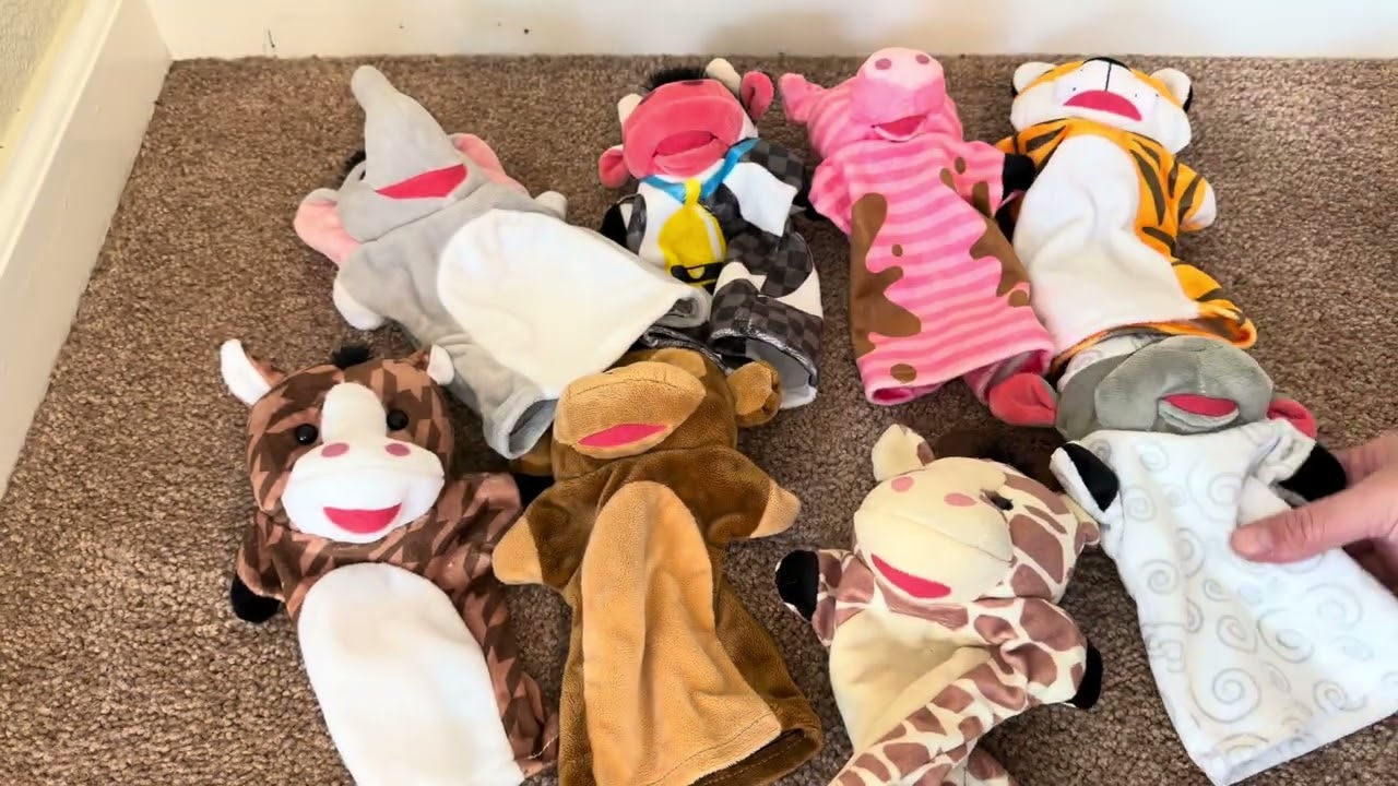 Melissa and Doug Animal Puppets #puppets #toy #toyreview