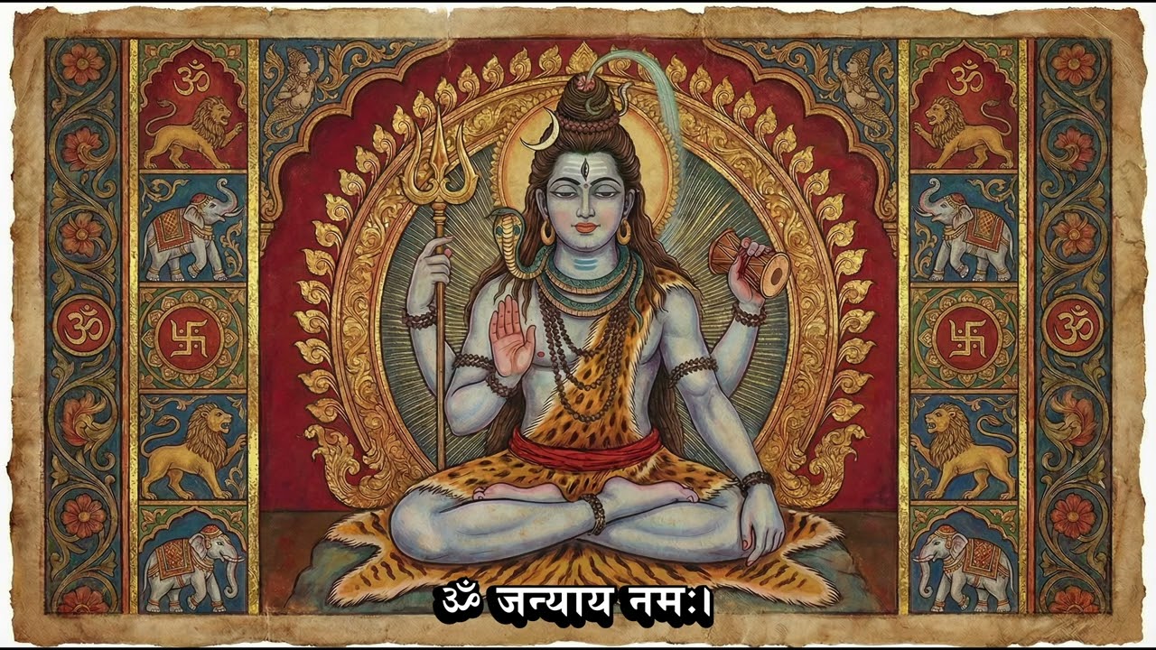 ॐ जन्याय नमः। | Lord Shiva Mantra | 1 Hour Meditation | Source of Creation • Peace • Divine Energy