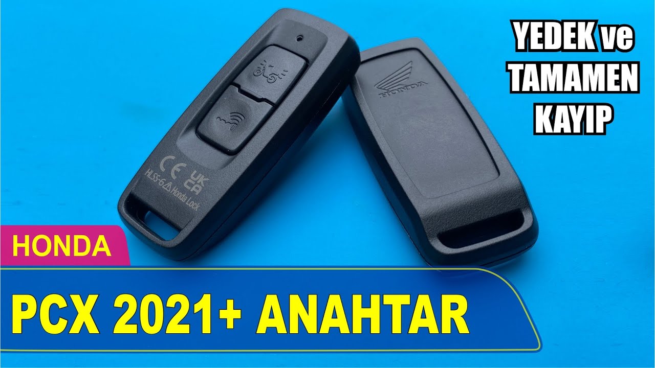 HONDA PCX 2021-2022 YEDEK ve TAMAMAN KAYIPTAN ANAHTAR YAPIMI
