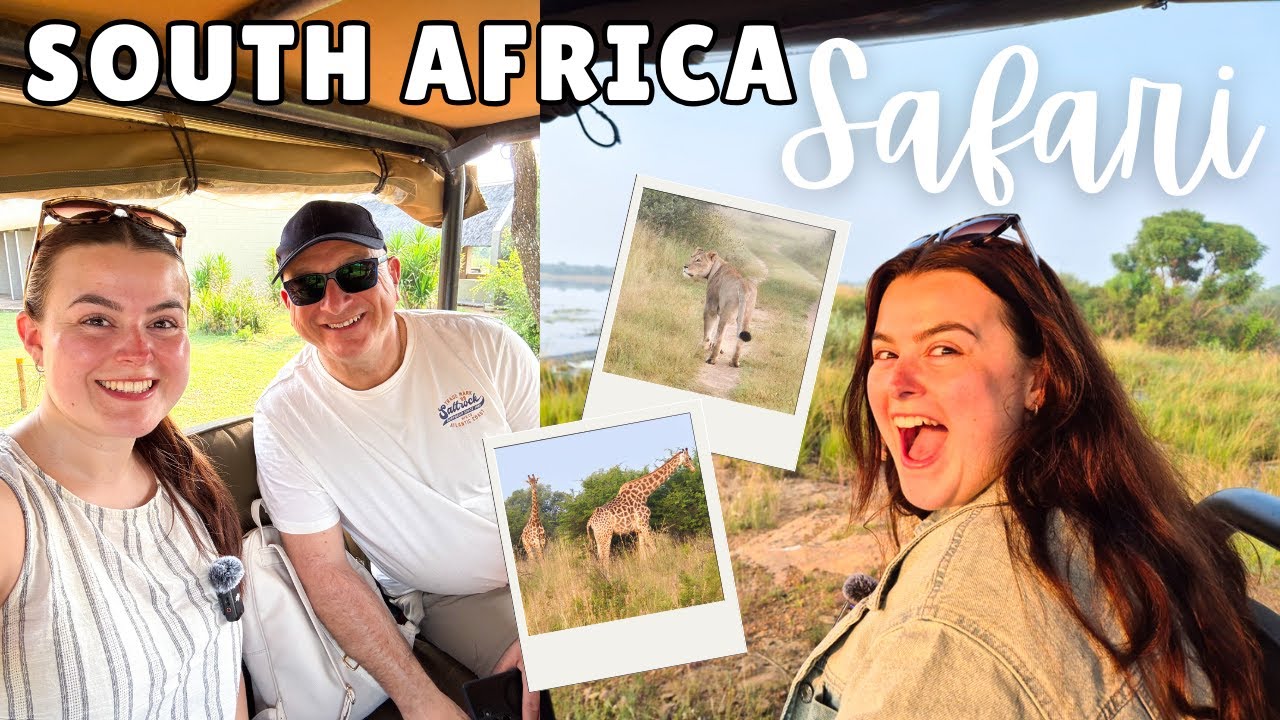 SOUTH AFRICAN SAFARI VLOG!🦁🦒 | Ngata Safari Lodge | Dinokeng Game Reserve
