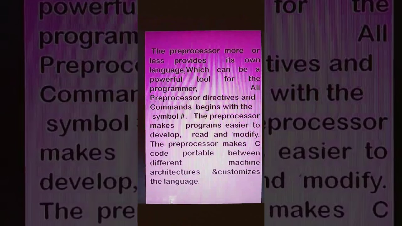 What is a Preprocessor in C language | MCS-201| IGNOU TEE