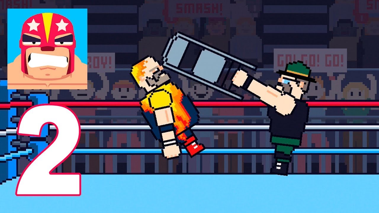 Rowdy Wrestling - Walkthrough Gameplay Part 2 - Lieutenant Mayhem Gold TOURNAMENT (Android Ios)