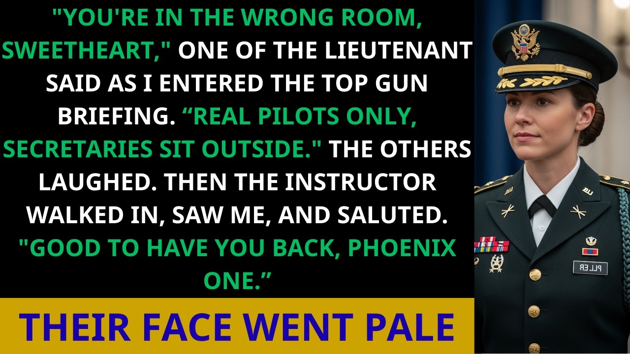 “Real Pilots Only,” They Mocked At the Briefing. Then the Instructor Saluted: “Phoenix One, Ma’am.”